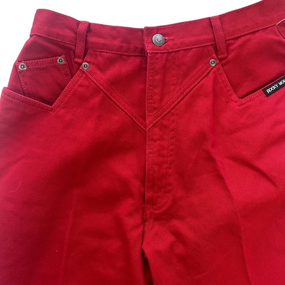 Vintage Rocky Mountain Clothing Co Red Jeans size 32 - Picture 3 of 15